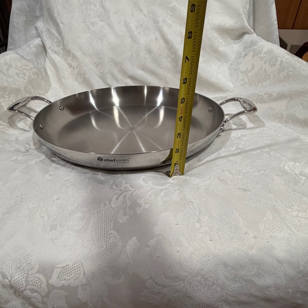 NEW! Tupperware Chef Series 14” Paellera Pan Cookware. Cover is sold separately - Picture 6 of 6